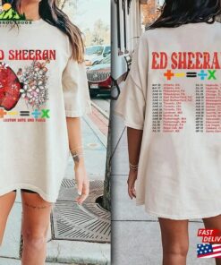 Comfort Colors® Ed Sheeran The Mathematics Tour Shirt Vintage Butterfly Hoodie Sweatshirt