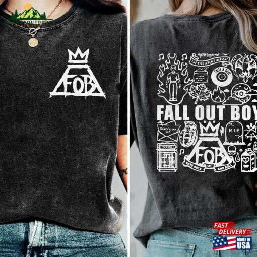 Comfort Colors® Fall Out Boy Tattoo Shirt Tour 2023 Tshirt T-Shirt Sweatshirt