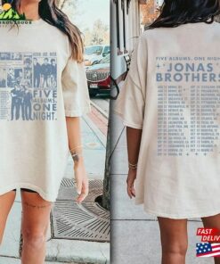 Comfort Colors® Jonas Brothers Two Shirt Brother Merch Retro 2 Sides T-Shirt Unisex
