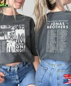 Comfort Colors® Jonas Brothers Two Shirt Brother Merch Retro 2 Sides T-Shirt Unisex