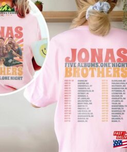 Comfort Colors® Jonas Brothers Vintage Shirt Five Albums One Night Tour Retro 2023 Unisex Classic