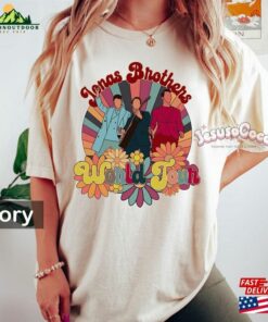 Comfort Colors® Jonas Brothers Vintage T-Shirt Five Albums One Night Tour Shirt 2023 Classic