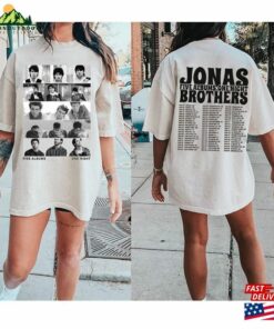 Comfort Colors® Jonas Brothers Vintage T-Shirt Five Albums One Night Tour Shirt 2023 Hoodie Sweatshirt