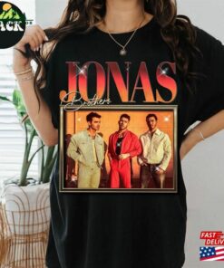 Comfort Colors® Jonas Brothers Vintage T-Shirt Five Albums One Night Tour Shirt 2023 Unisex Sweatshirt