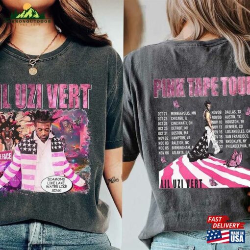 Comfort Colors® Lil Uzi Vert Comic Shirt Pink Tape Album Concert Tour 2023 Fan Gifts Unisex Classic