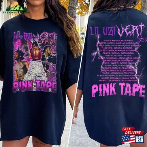 Comfort Colors® Lil Uzi Vert Rap Shirt Pink Tape Tour T-Shirt Sweatshirt