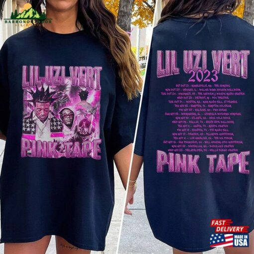 Comfort Colors® Lil Uzi Vert Shirt Pink Tape Tour Classic Hoodie