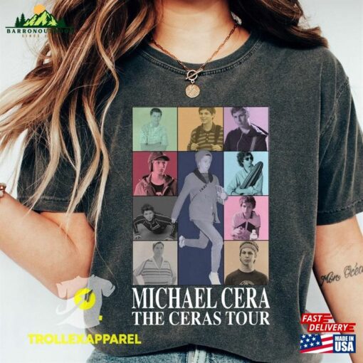 Comfort Colors® Michael Cera Eras Tour Shirt Micheal Canadian Actor Sweatshirt Classic