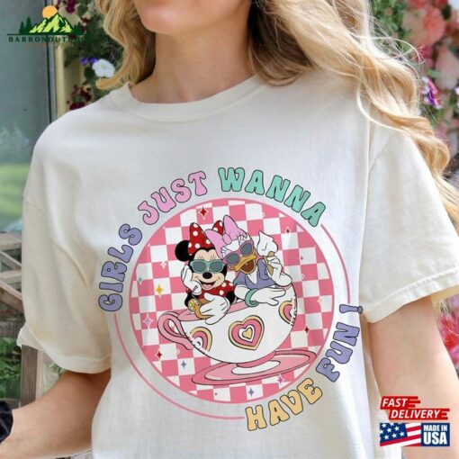 Comfort Colors® Minnie Daisy Shirt Girls Just Wanna Have Fun Disney Besties Classic T-Shirt