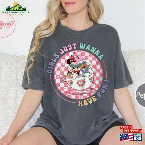 Comfort Colors® Minnie Daisy Shirt Girls Just Wanna Have Fun Disney Besties Classic T-Shirt