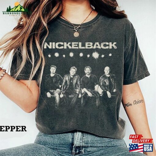 Comfort Colors® Nickelback Band Shirt Get Rollin Hoodie Unisex