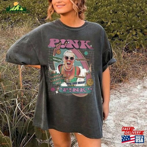 Comfort Colors® P!Nk Summer Carnival 2023 Shirt Trustfall Album Tee Pink Singer Tour Hoodie T-Shirt