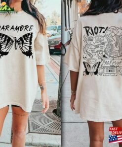 Comfort Colors® Paramore Butterfly Album T-Shirt Tattoo Sweatshirt 2023 Tour Merch Classic
