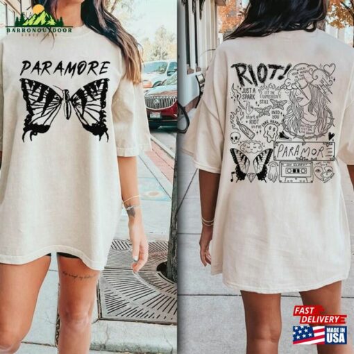 Comfort Colors® Paramore Butterfly Album T-Shirt Tattoo Sweatshirt 2023 Tour Merch Classic