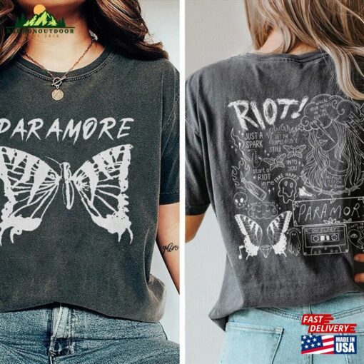 Comfort Colors® Paramore Butterfly Album T-Shirt Tattoo Sweatshirt 2023 Tour Merch Classic