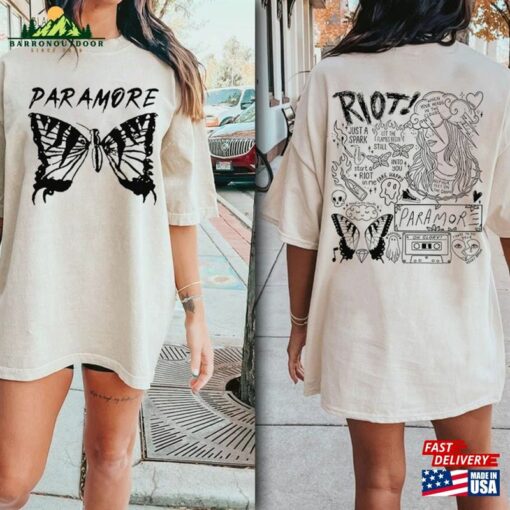 Comfort Colors® Paramore Butterfly Album T-Shirt Tattoo Sweatshirt 2023 Tour Merch Unisex