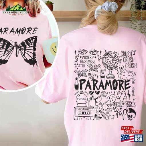 Comfort Colors® Paramore Tour Colors Shirt Doodle Art Sweatshirt Classic