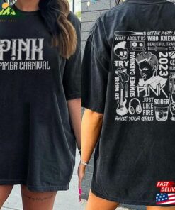 Comfort Colors® Pink Summer Carnival Shirt P!Nk Tour 2023 T-Shirt Sweatshirt Unisex 2 Comfort Colors(r) Pink Summer Carnival Shirt P!Nk Tour 2023 T Shirt Sweatshirt Unisex 3