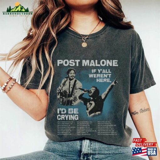 Comfort Colors® Post Malone 2023 Shirt Concert Fan Hoodie T-Shirt