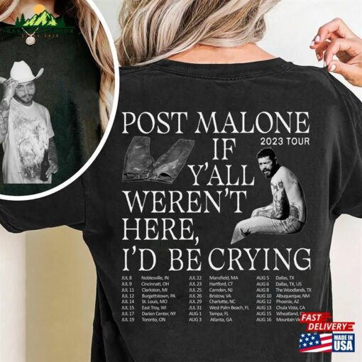 Comfort Colors® Post Malone 2023 Tour Shirt Fan If Y Classic Hoodie