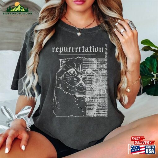 Comfort Colors® Reputation Cat Shirt Rep Swiftie T-Shirt Sweatshirt