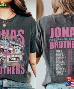 Comfort Colors® Retro Jonas Brothers Cassette Shirt Five Albums One Night Tour T-Shirt Hoodie 2 Comfort Colors(r) Retro Jonas Brothers Cassette Shirt Five Albums One Night Tour T Shirt Hoodie 3
