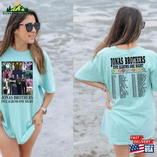 Comfort Colors® Retro Jonas Brothers The Eras Tour 2 Sides Shirt Hoodie T-Shirt