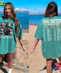 Comfort Colors(r) Retro Jonas Brothers The Eras Tour 2 Sides Shirt Hoodie T Shirt 3
