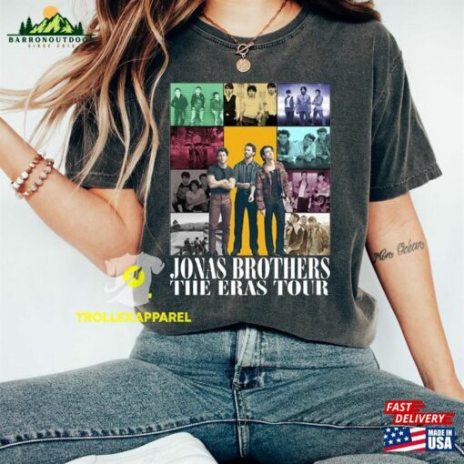 Comfort Colors® Retro Jonas Brothers The Eras Tour Shirt Joe Nick Homage T-Shirt Sweatshirt Hoodie