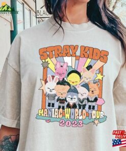Comfort Colors® Stray Zoo 2023 Maniac World Tour T-Shirt Trending Shirt Kpop Concert Apparel Unisex Classic