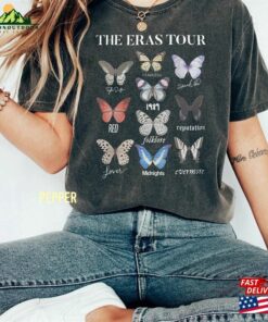 Comfort Colors® The Eras Tour Butterfly Vintage Shirt Swiftie 2023 Sweatshirt Unisex