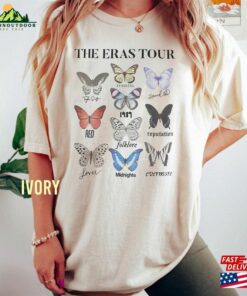 Comfort Colors® The Eras Tour Butterfly Vintage Shirt Swiftie 2023 Sweatshirt Unisex