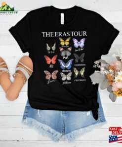 Comfort Colors® The Eras Tour Butterfly Vintage T-Shirt Swiftie Merch Shirt Classic