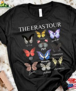 Comfort Colors® The Eras Tour Butterfly Vintage T-Shirt Swiftie Merch Shirt Classic