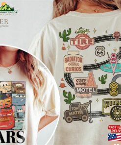 Comfort Colors® Vintage Cars Movie Shirt Disney Lightning Mcqueen Eras Tour Characters Hoodie Unisex