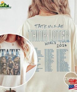 Comfort Colors® Vintage Graphic Tate Mcrae T-Shirt The Think Later World Tour 2024 Shirt Classic