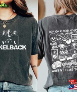 Comfort Colors® Vintage Nickelback Band Shirt Nickleback Get Rollin 2023 Tour Sweatshirt Hoodie Music Unisex T-Shirt