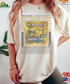 Comfort Colors® Vintage Nickelback Shirt Get Rollin Tour 2023 T-Shirt Classic