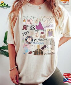 Comfort Colors® Vintage Ts The Eras Tour 2023 Shirt Tee Midnights Concert Hoodie T-Shirt