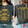 Comfort Colors® Vintage Young The Giant Milky Chance 2023 Tour Shirt Band Fan T-Shirt Hoodie