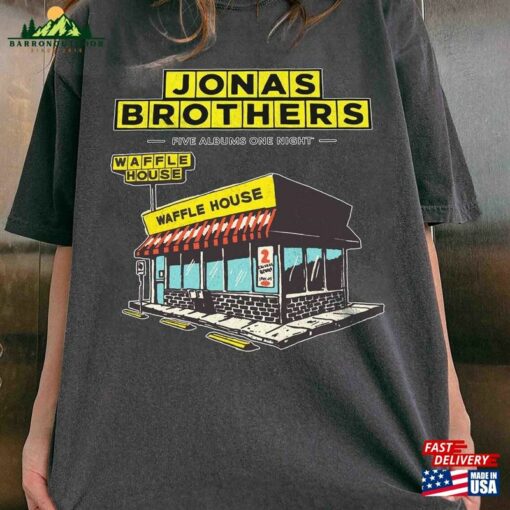 Comfort Colors® Waffle House Jonas Brothers Shirt The Album Merch 2 Side Unisex Sweatshirt Hoodie