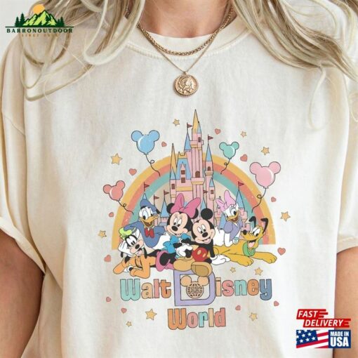 Comfort Colors® Walt Disney World T-Shirt Watercolor Castle Shirt Disneyworld Classic