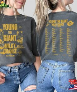 Comfort Colors® Young The Giant Milky Chance 2023 Tour Shirt Band Fan Classic Unisex 2 Comfort Colors(r) Young The Giant Milky Chance 2023 Tour Shirt Band Fan Classic Unisex 3