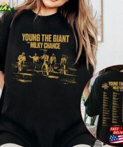 Comfort Colors® Young The Giant Milky Chance 2023 Tour Shirt Band Fan Hoodie Sweatshirt 2 Comfort Colors(r) Young The Giant Milky Chance 2023 Tour Shirt Band Fan Hoodie Sweatshirt 3