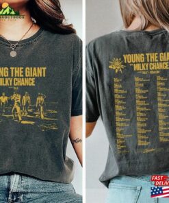Comfort Colors® Young The Giant Milky Chance 2023 Tour Shirt Band Fan T-Shirt Classic