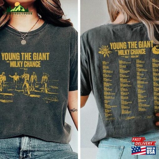 Comfort Colors® Young The Giant Milky Chance 2023 Tour Shirt Band Fan T-Shirt Classic