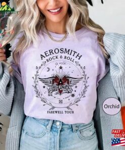 Comfort Colors®Aerosmith Farewell Rock And Roll Tour Shirt Hard Heavy Metal T-Shirt Hoodie