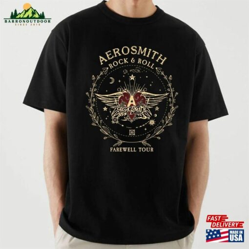 Comfort Colors®Aerosmith Farewell Rock And Roll Tour Shirt Hard Heavy Metal T-Shirt Hoodie