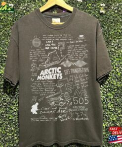 Comfort Colors Arctic Monkeys Doodle Shirt Lyric Merch Sweatshirt Hoodie