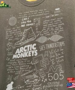 Comfort Colors Arctic Monkeys Doodle Shirt Lyric Merch Sweatshirt Hoodie 3